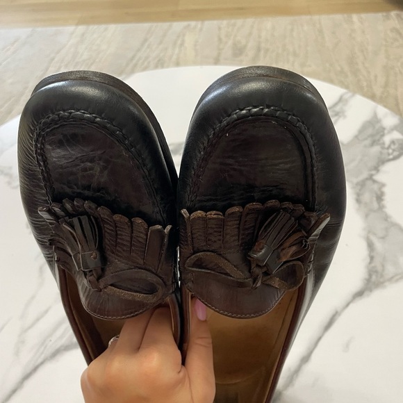 Cole Haan Mens Shoes Black Brown
Country Loafers Tassel Flap Slip On
Size 13 - Picture 6 of 10